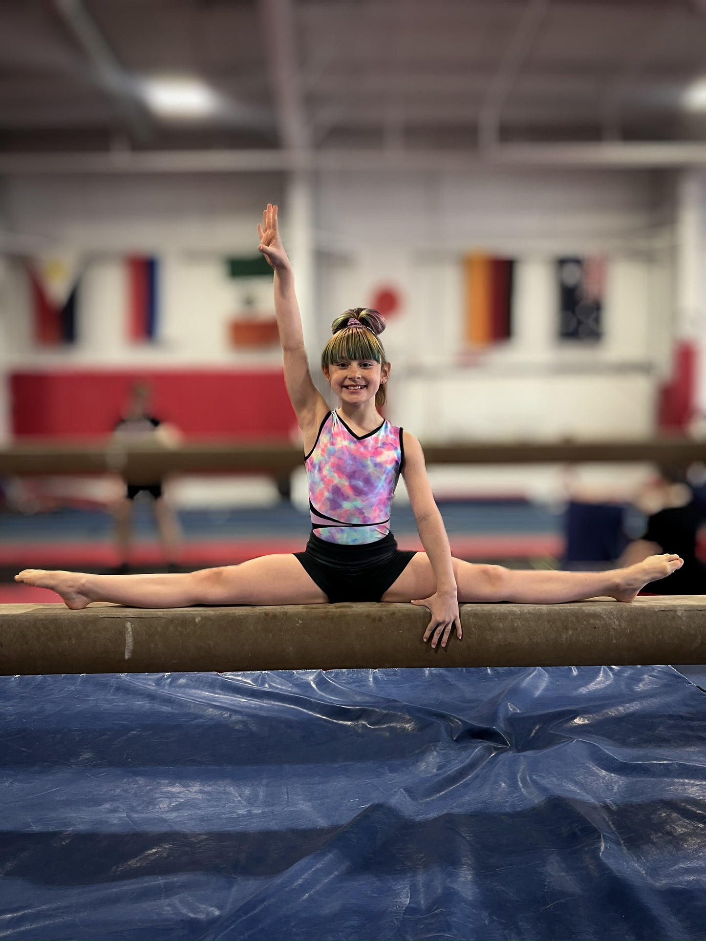 Lilac Fantasy gymnastics leotard