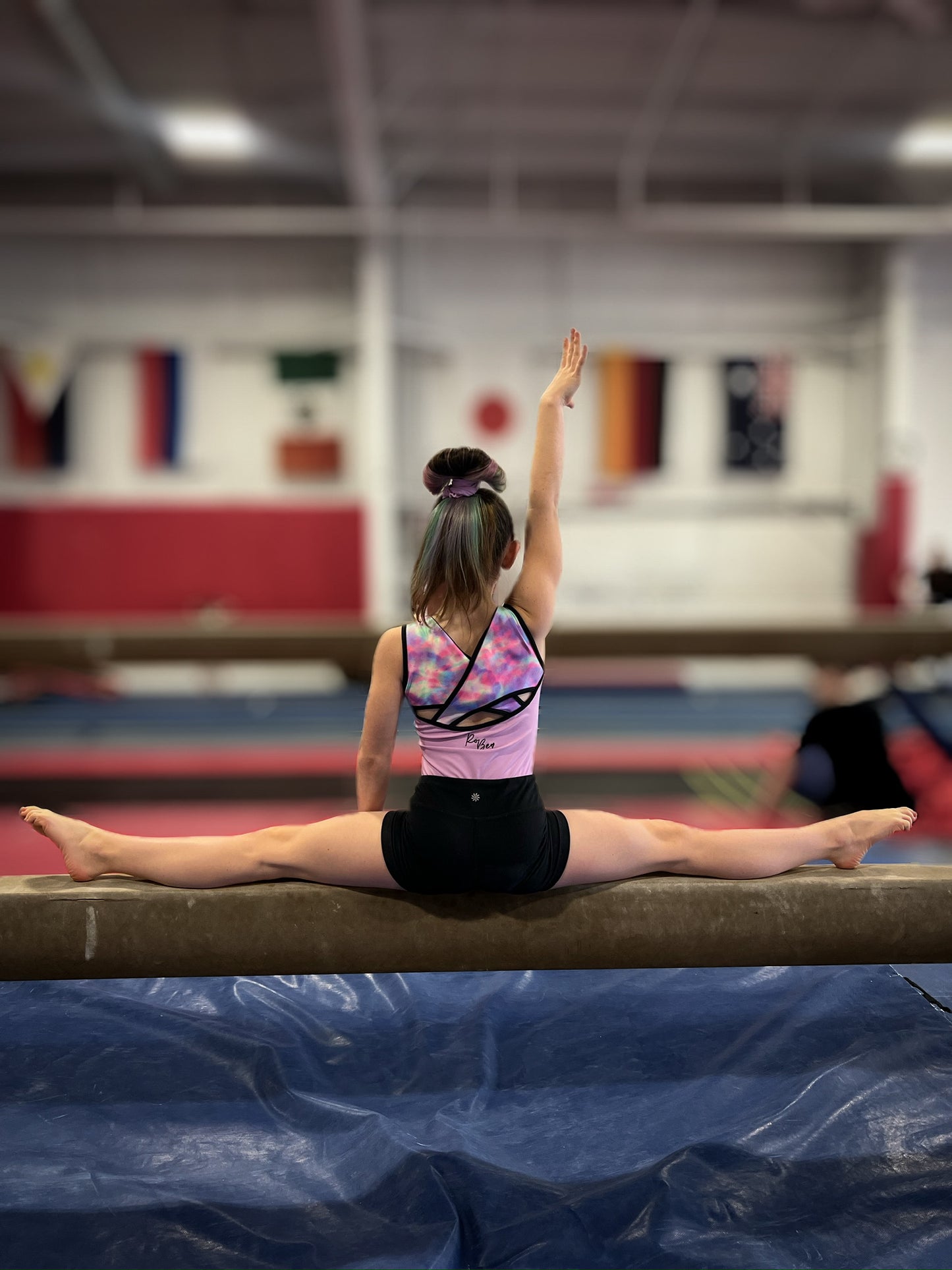 Lilac Fantasy gymnastics leotard
