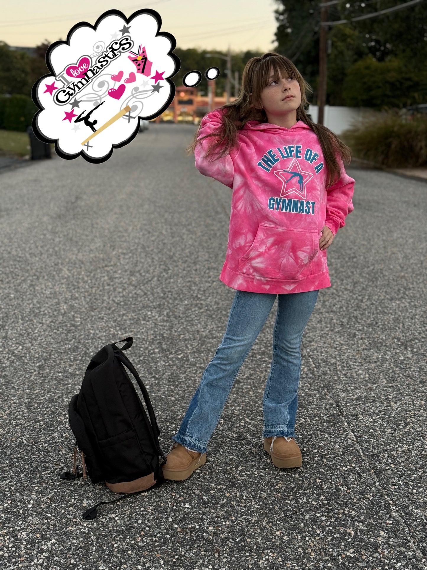 The Life of A Gymnast Sweatshirt-ADULT