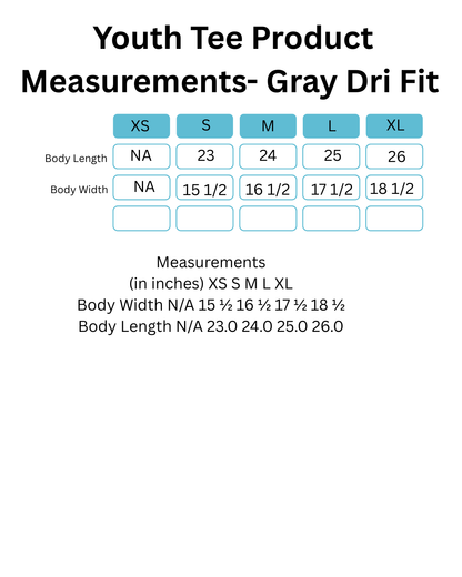 Springfield Gray Active Wear T-Shirt YOUTH