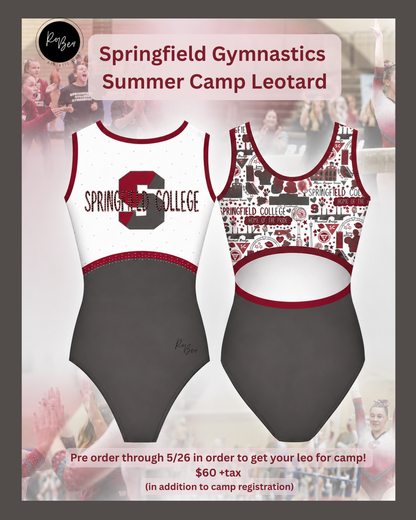 Springfield Gymnastics 2026 Camp Leotard
