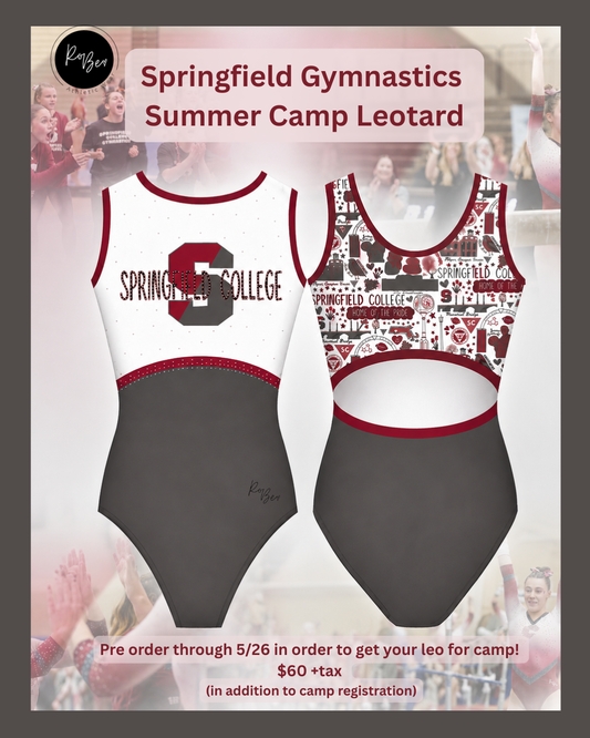 Springfield Gymnastics 2026 Camp Leotard