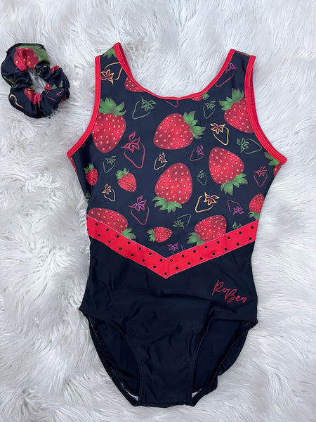 Strawberry Gymnastics Leotard