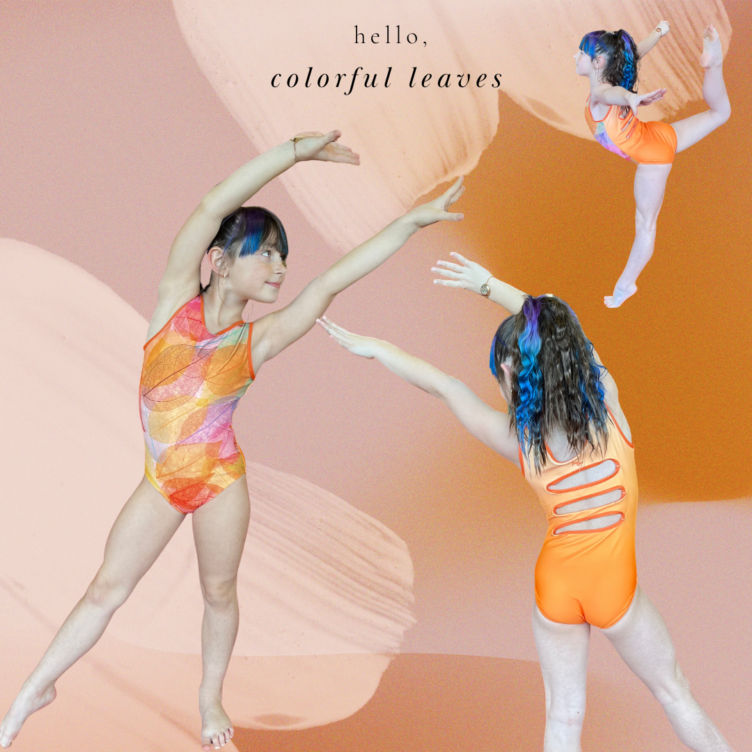 Colorful Leaves Leotard