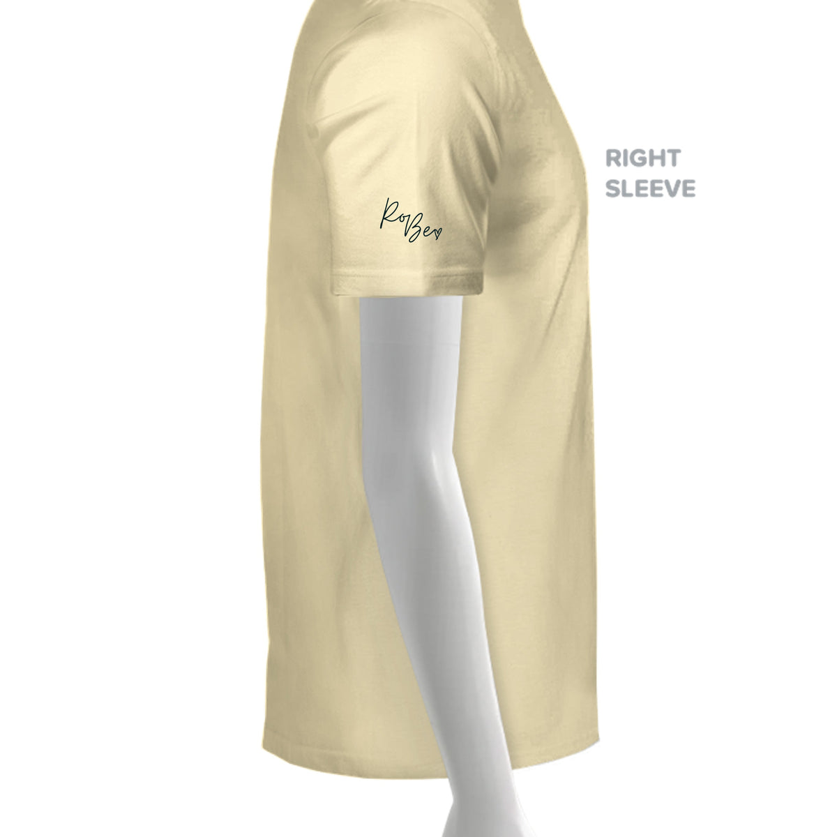 Heather Yellow Gold - 3001CVC - SLEEVE_RIGHT
