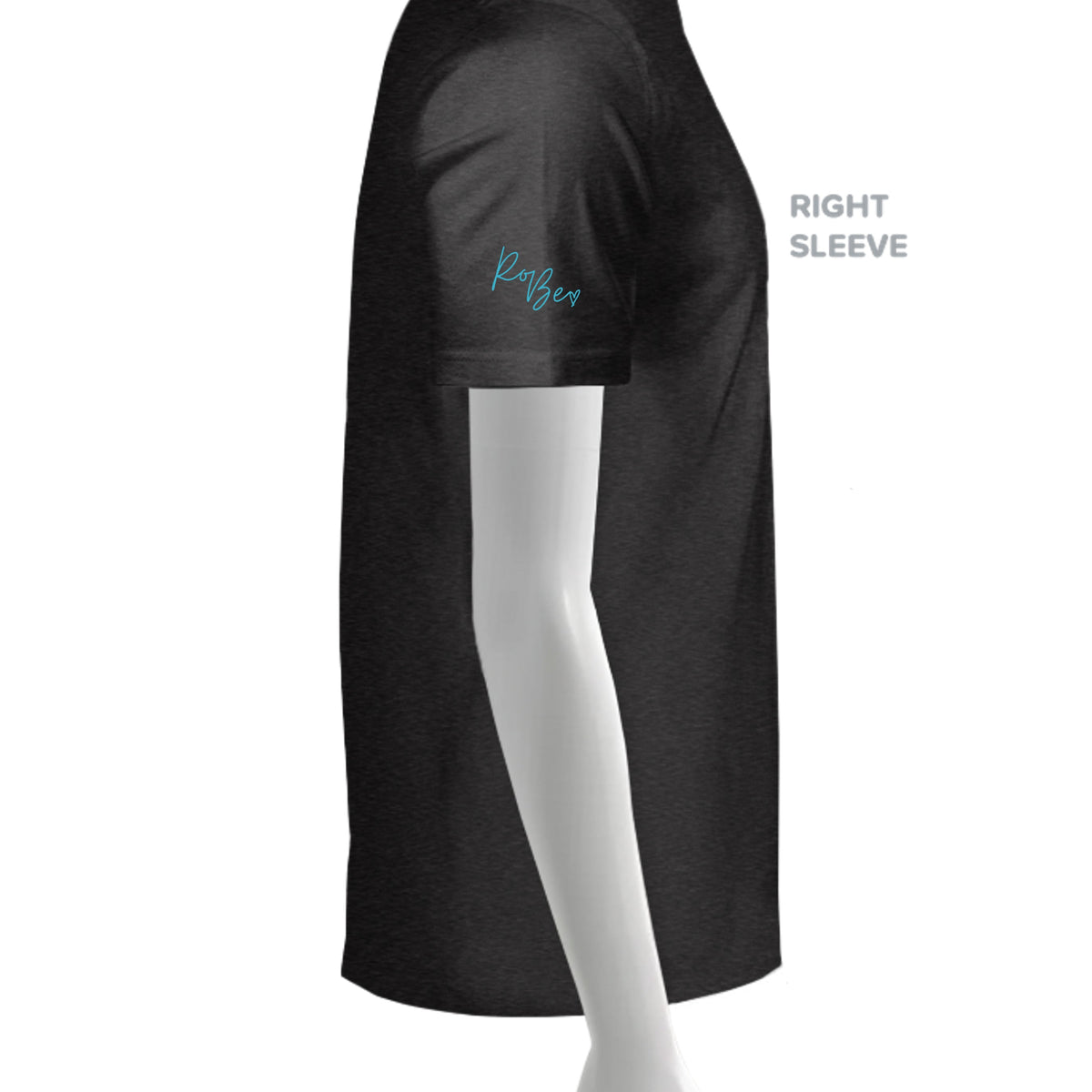 Black Heather Triblend - 3413C - SLEEVE_RIGHT