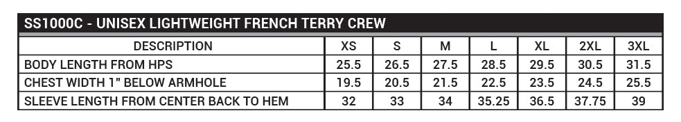 The Perfect 10 Crew Neck- ADULT