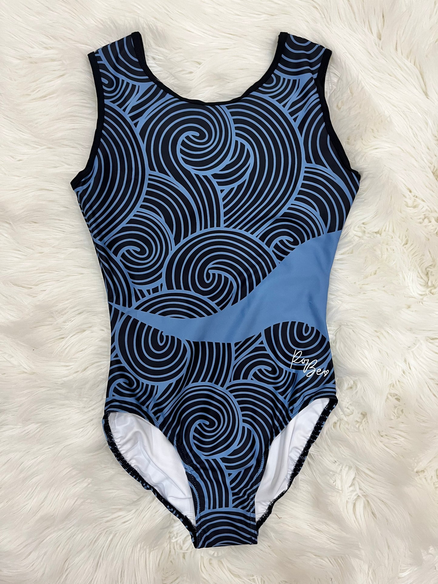 Abstract Waves Leotard