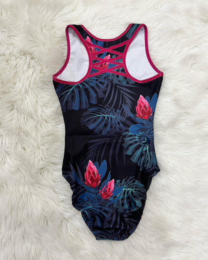 Midnight Tropics Leotard