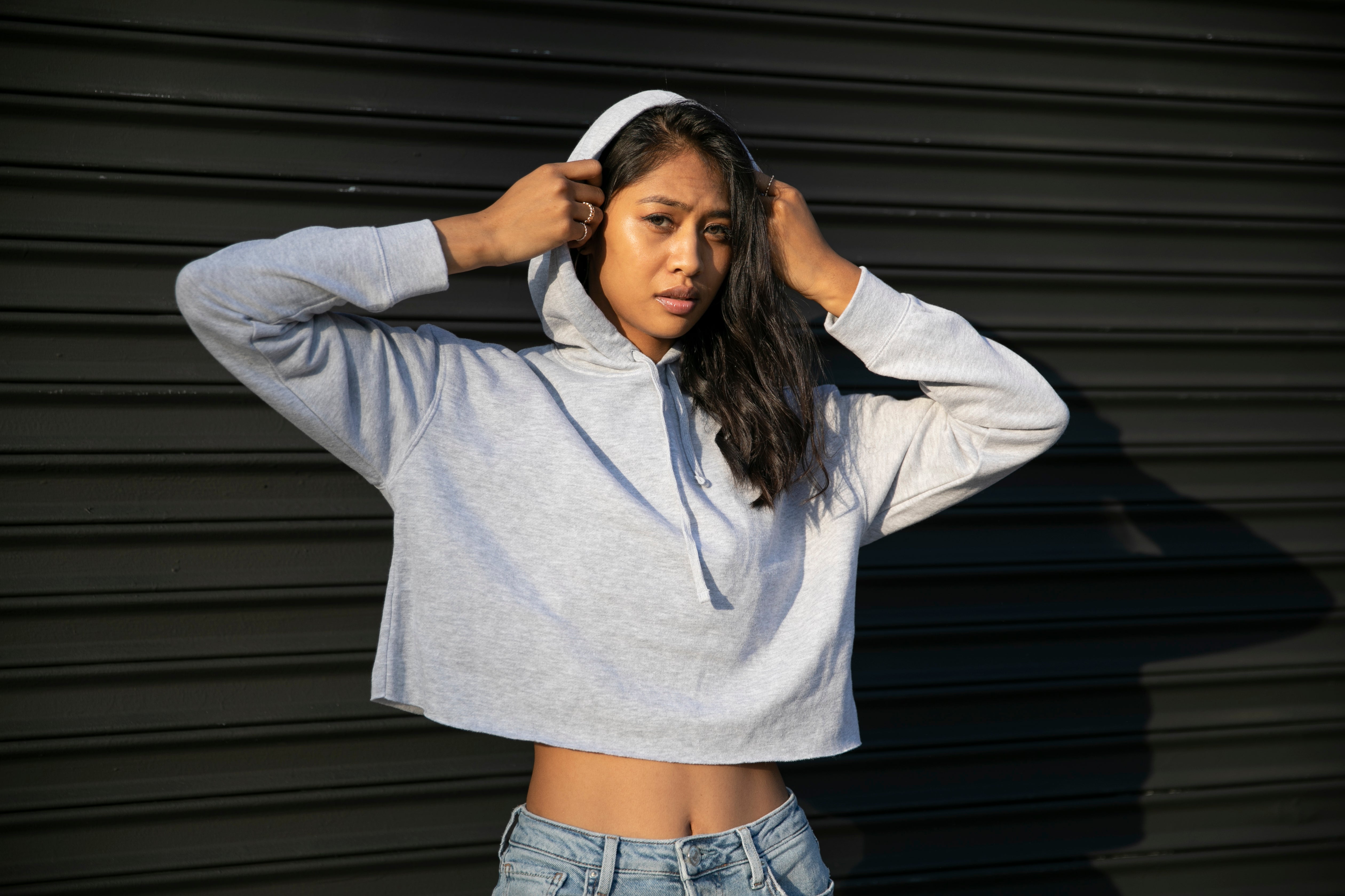 Chest 2025 cropped hoodie