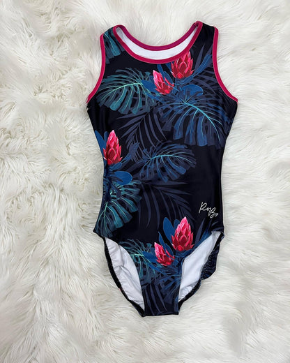 Midnight Tropics Leotard